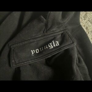 Men’s YoungLA Hella Pocket Sweatpants Medium NEW